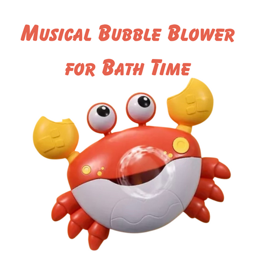 Automatic Bubble Crab Bath Toy – Musical Bubble Blower for Kids