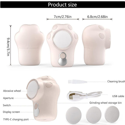 LED Electric Callus Remover – Rechargeable Foot Grinder with 3 Precision Heads