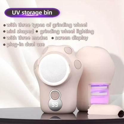 LED Electric Callus Remover – Rechargeable Foot Grinder with 3 Precision Heads