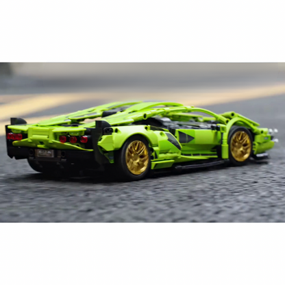 Racing Supercar Model Building Blocks Set – 1280PCS Electric Powered