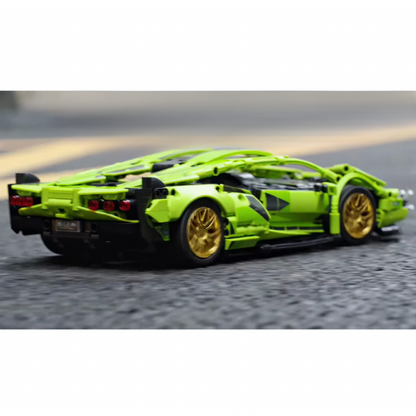 Racing Supercar Model Building Blocks Set – 1280PCS Electric Powered