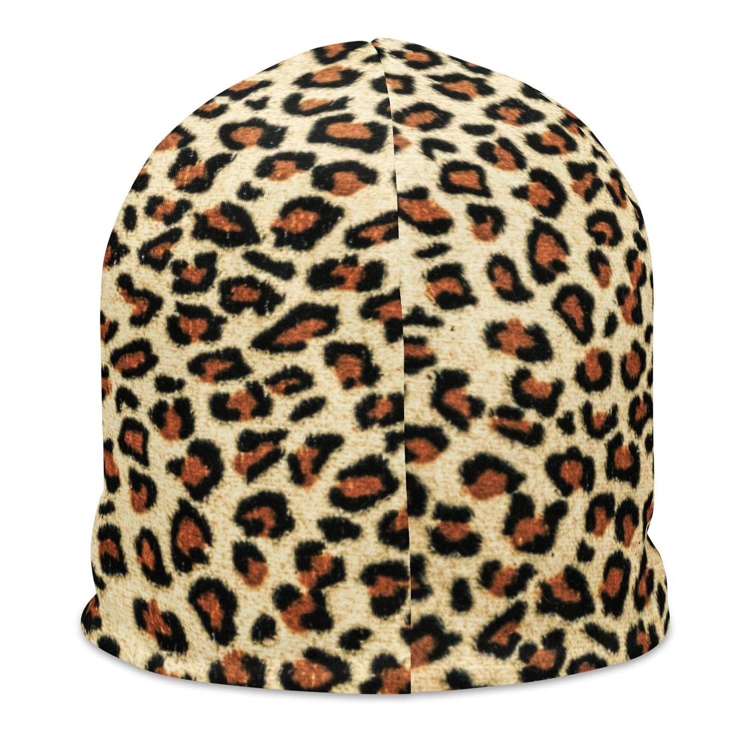 Leopard Print Beanie Hat