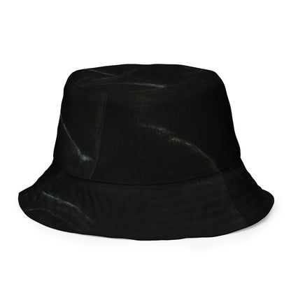 Reversible Leopard Black Bucket Hat