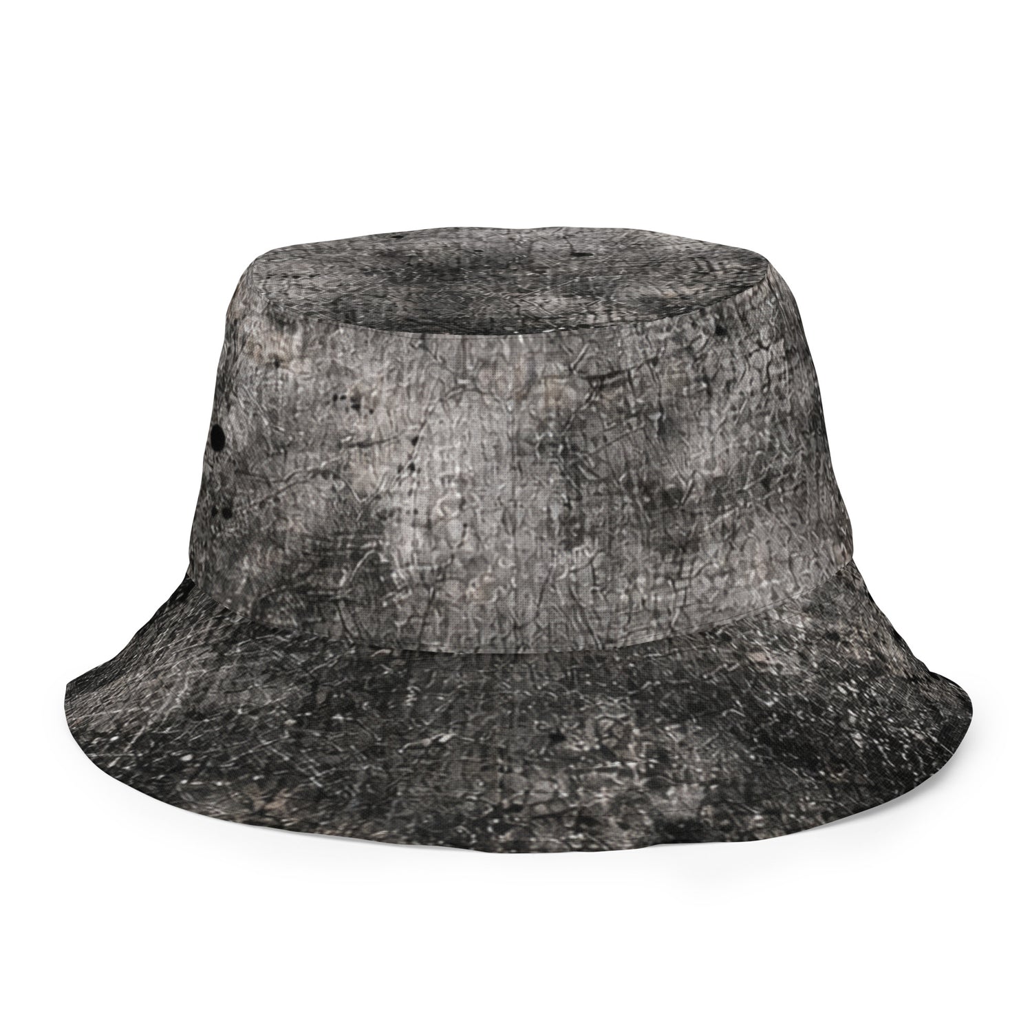Reversible Charcoal Leopard Bucket Hat