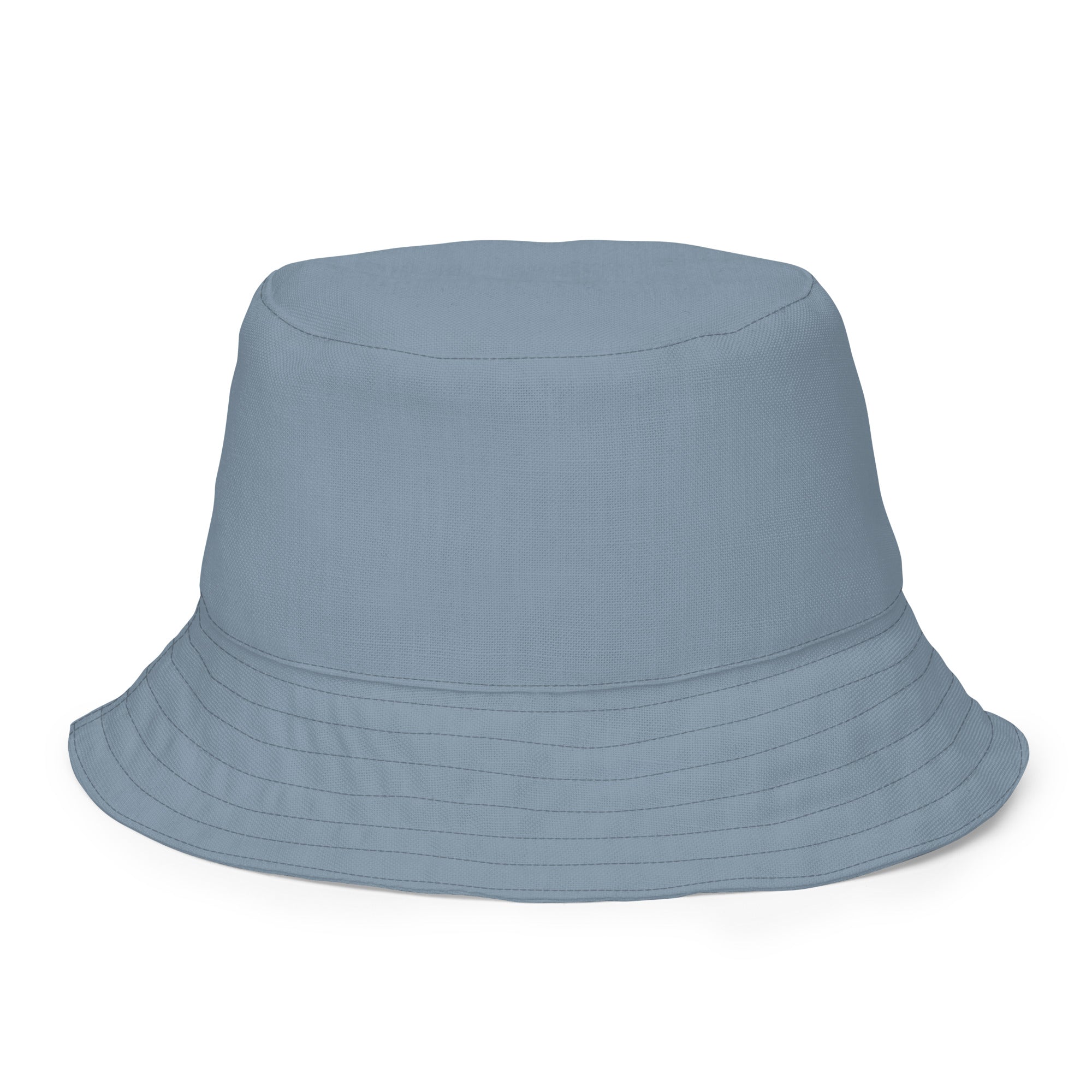 Reversible Blue Plaid Bucket Hat