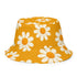 reversible daisy bucket hat