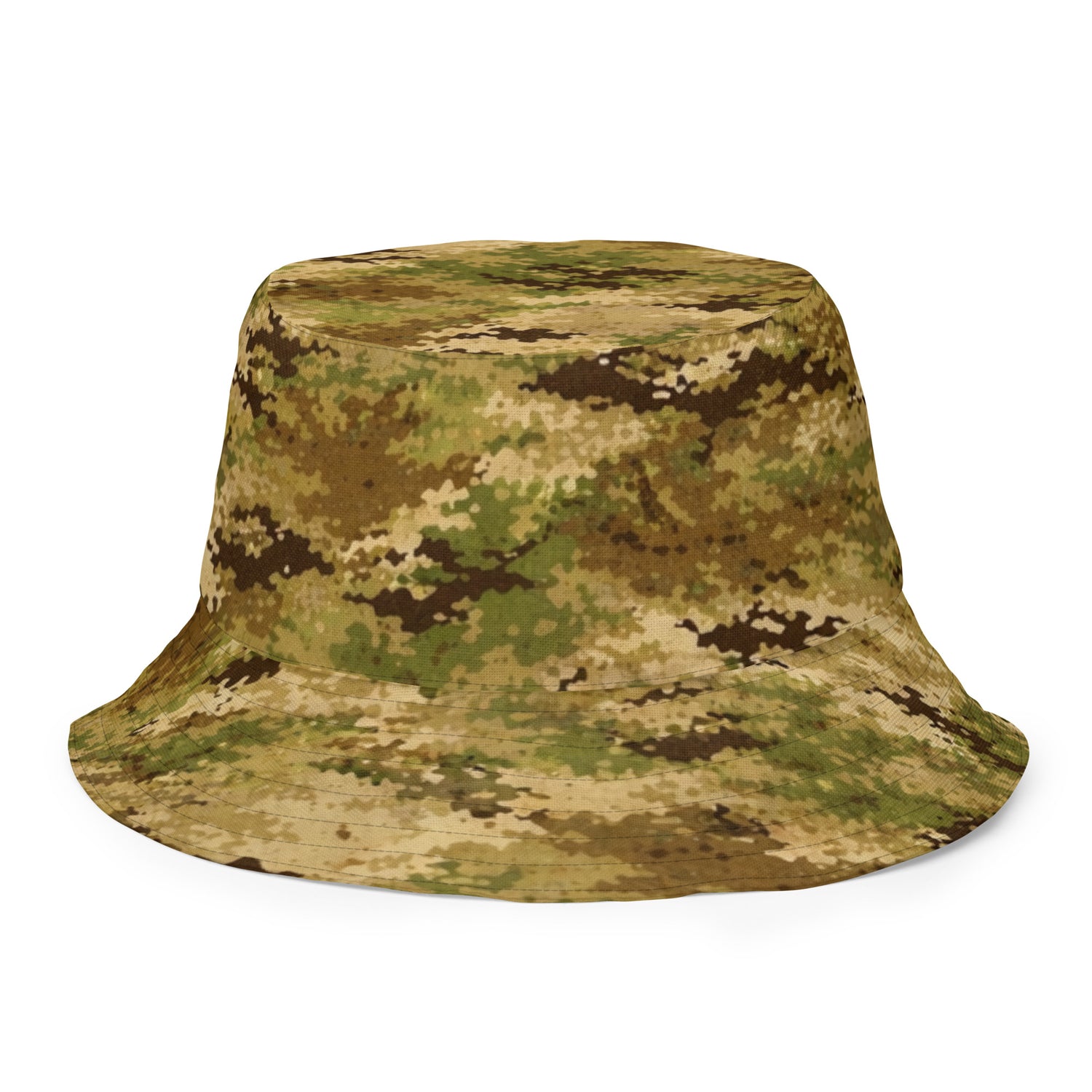 leopard camo reversible bucket hat