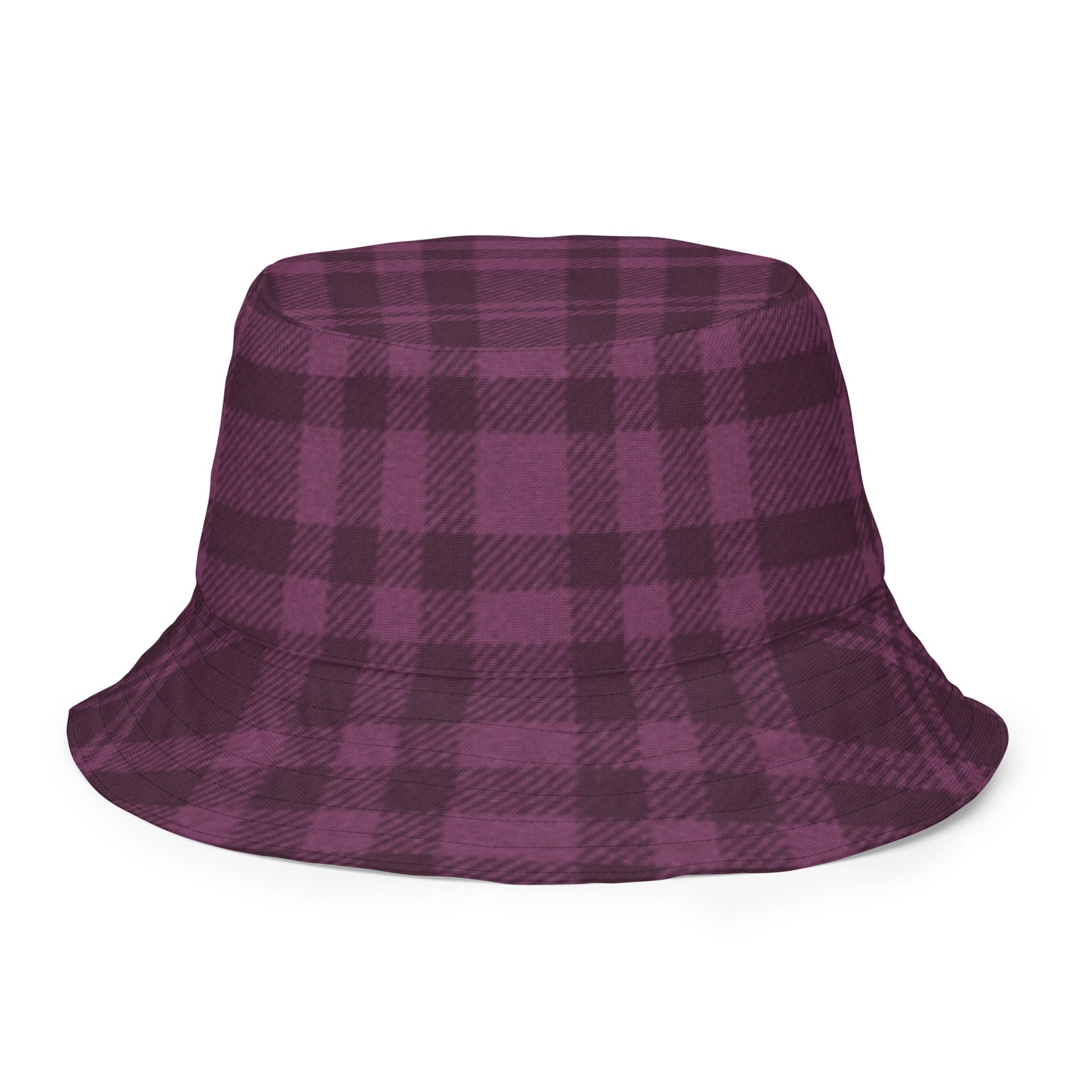reversible plum bucket hat