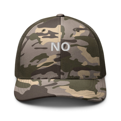 no camo trucker hat