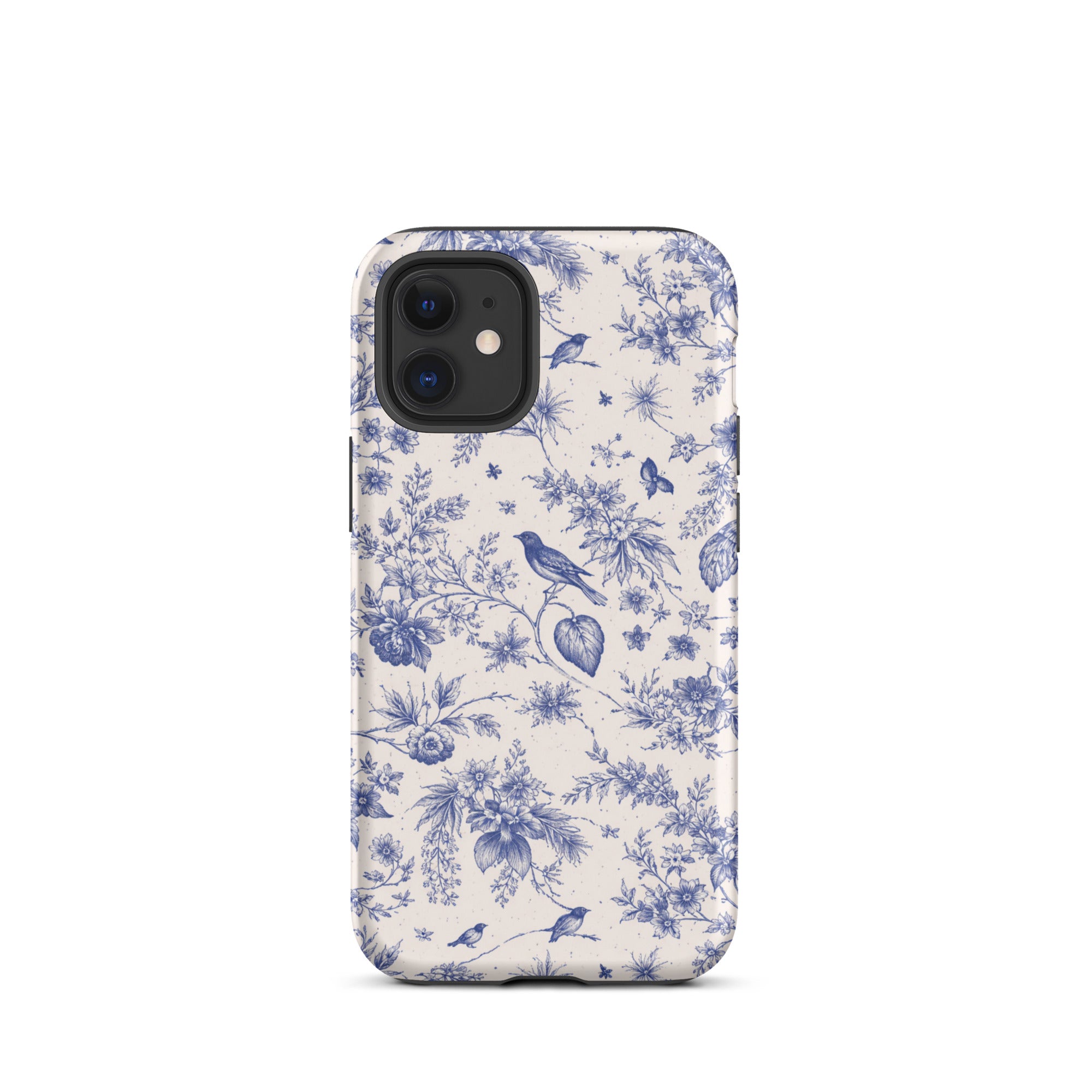 Elegant Blue Toile iPhone Case