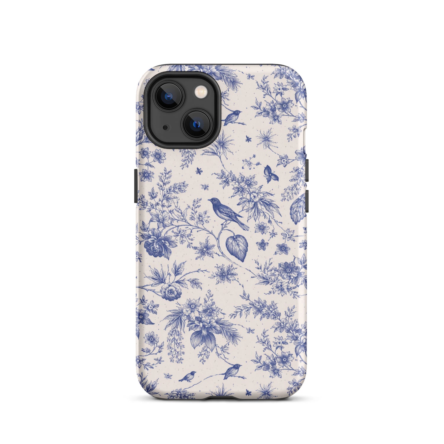 Elegant Blue Toile iPhone Case