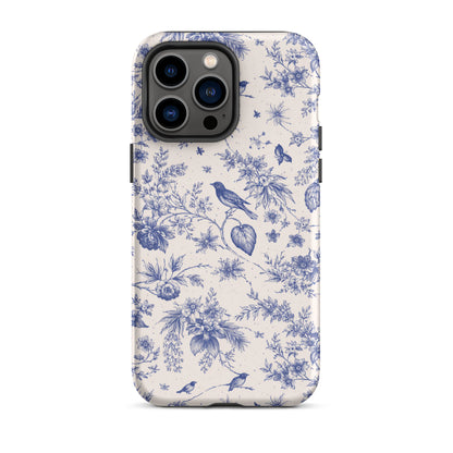 ProElegant Blue Toile iPhone Case