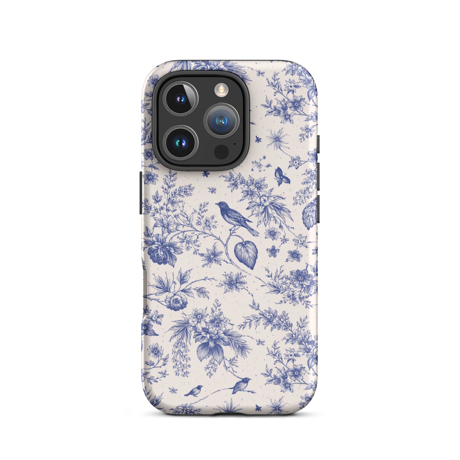 Elegant Blue Toile iPhone Case