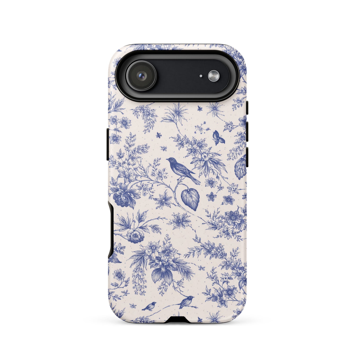 Elegant Blue Toile iPhone Case