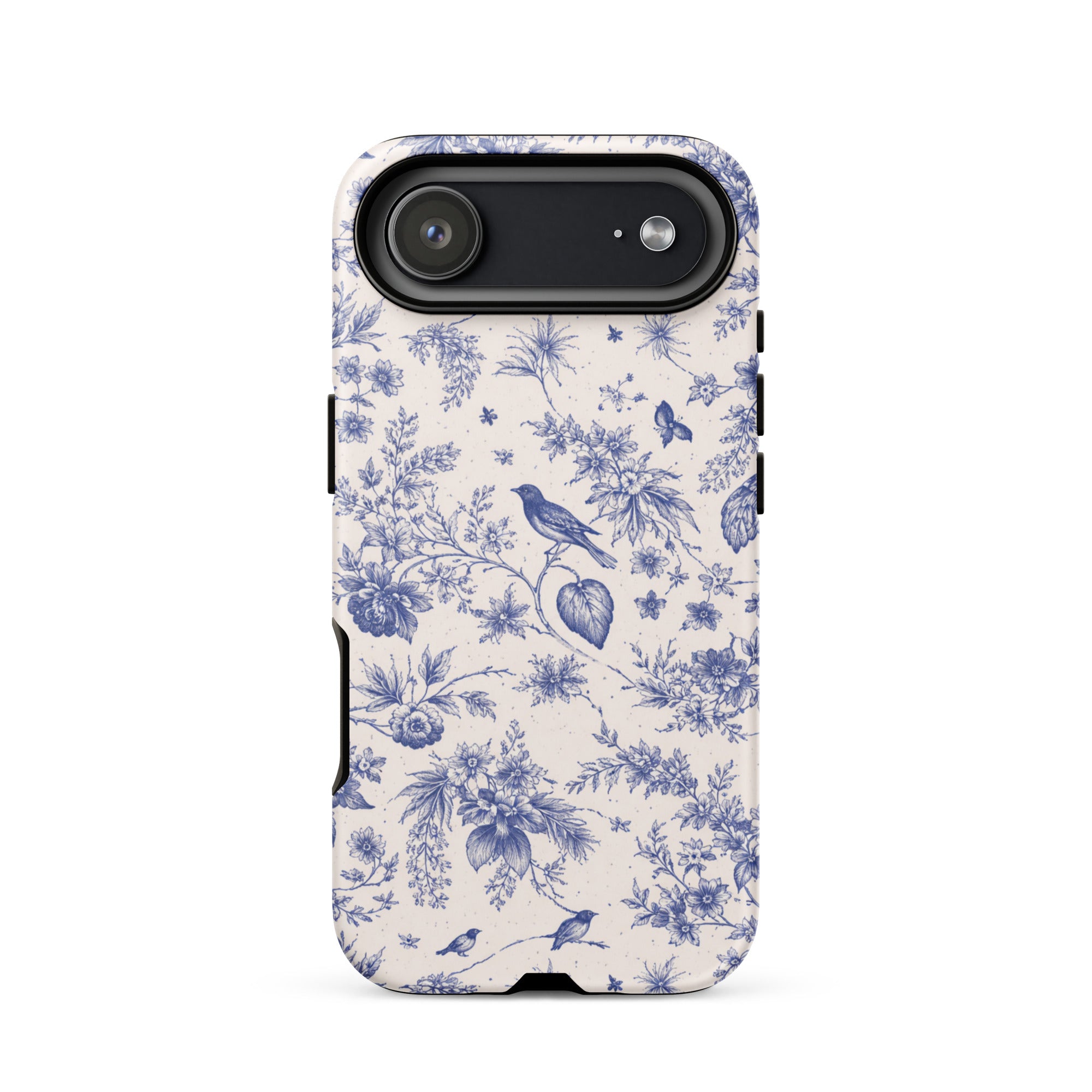 Elegant Blue Toile iPhone Case