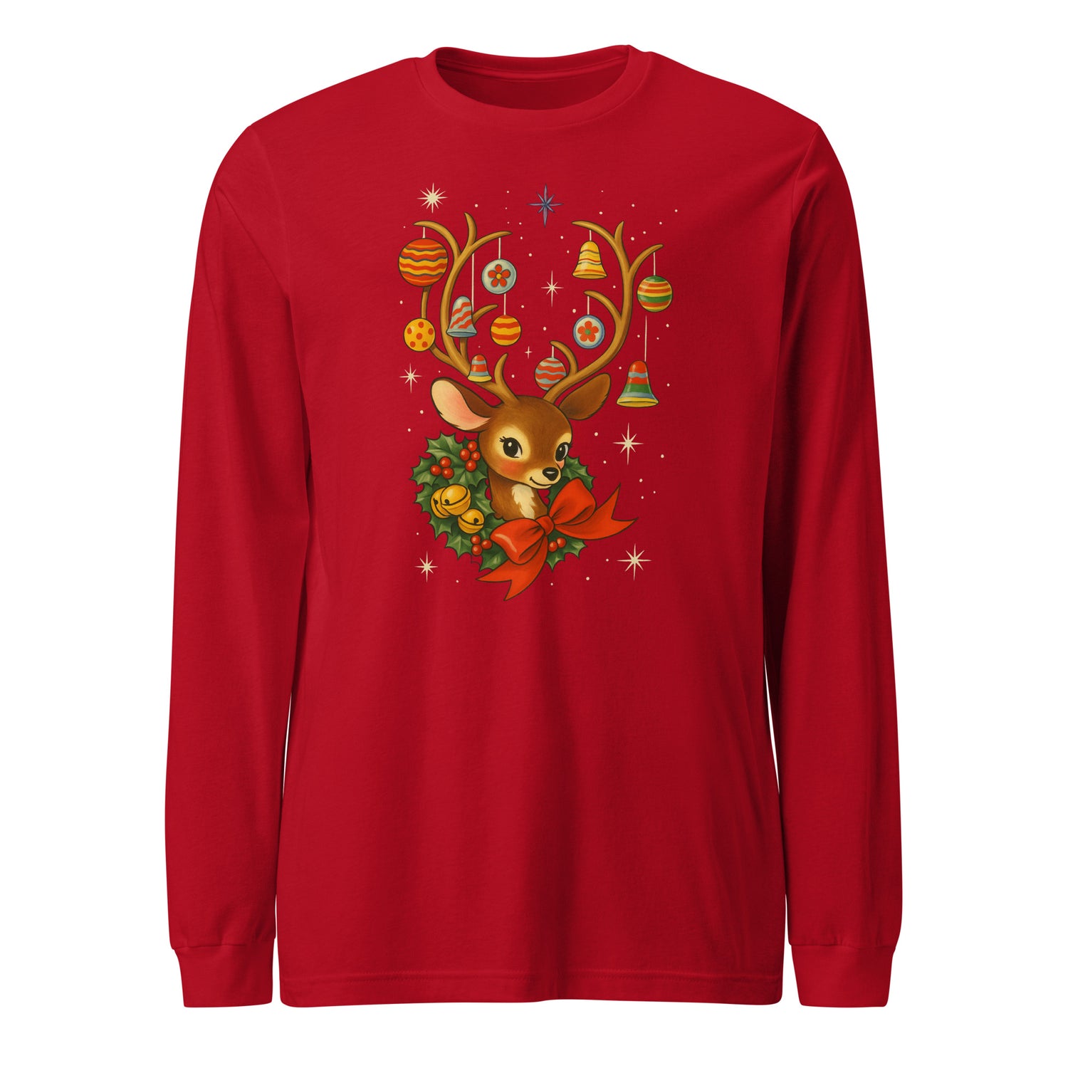 Vintage Retro Christmas Reindeer Shirt