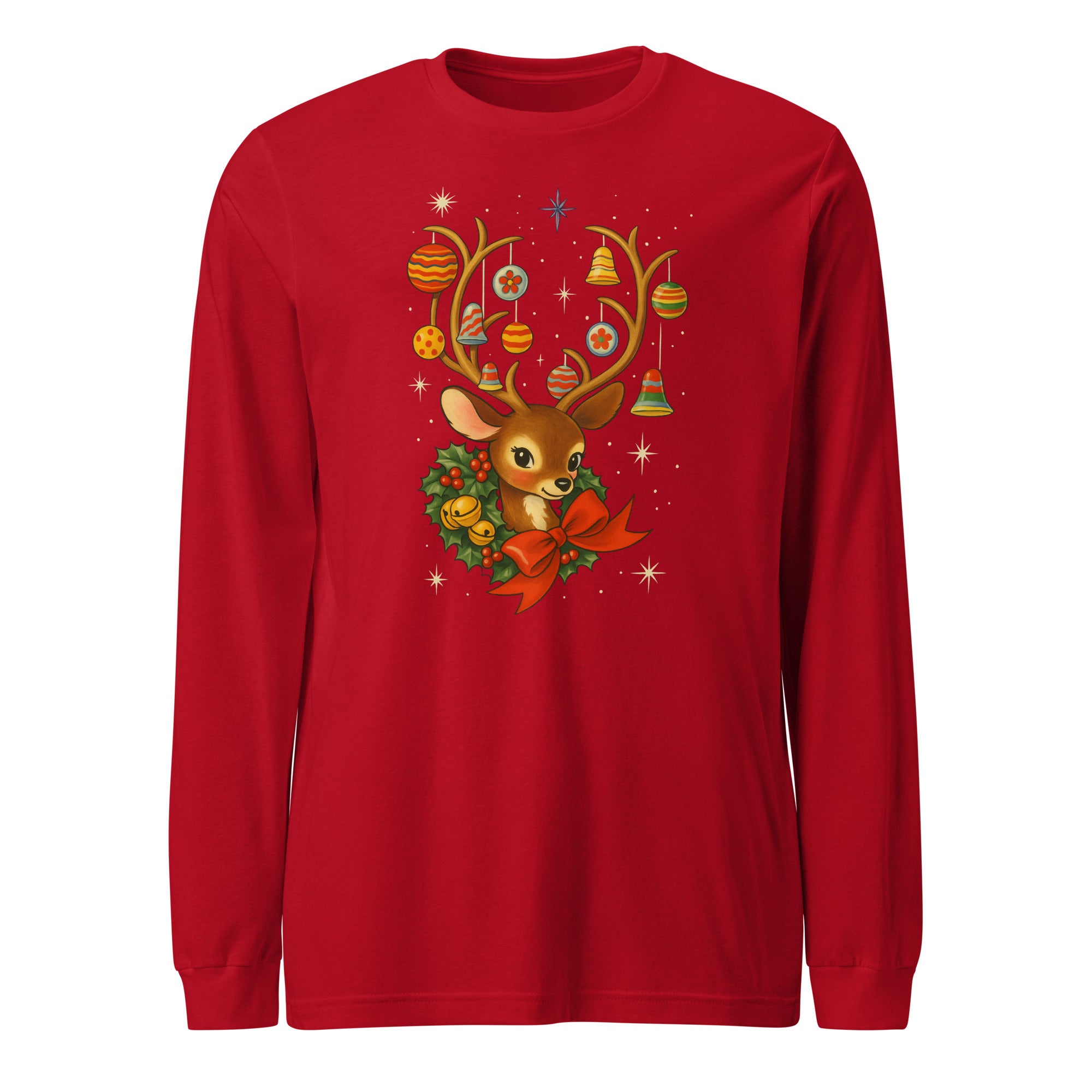 Vintage Retro Christmas Reindeer Shirt