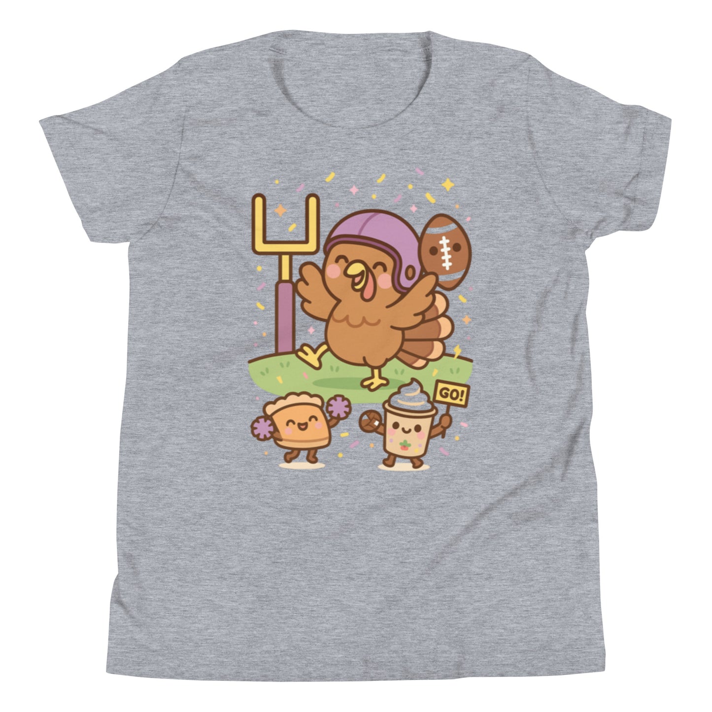 Kids Thanksgiving Shirt, Grateful Turkey Tee, Fall Gift