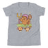 Kids Thanksgiving Shirt, Grateful Turkey Tee, Fall Gift