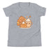 Cute Thanksgiving Shirt Kids Youth, Pumpkin Pie Latte Turkey Tee, Pastel Turkey Shirt Girls Boys, Adorable Turkey Day Gift Fall Outfit