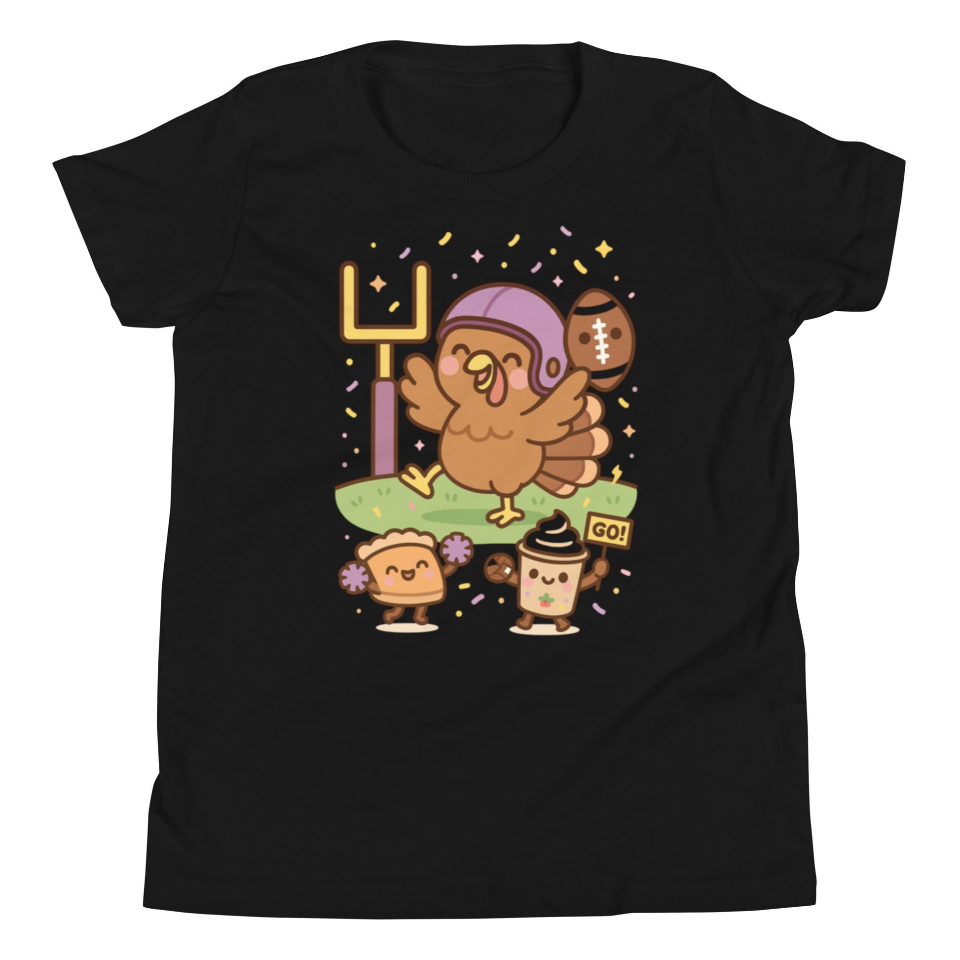 Kids Thanksgiving Shirt, Grateful Turkey Tee, Fall Gift