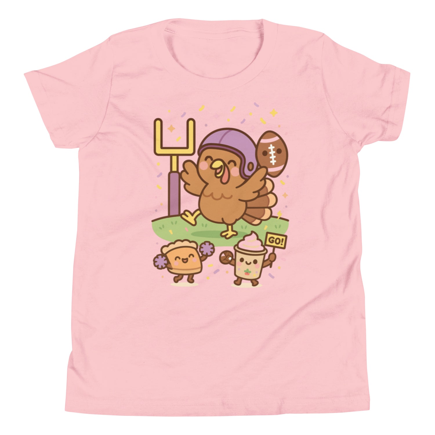 Kids Thanksgiving Shirt, Grateful Turkey Tee, Fall Gift